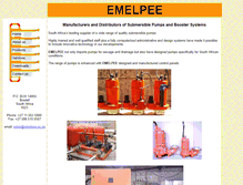 Tablet Screenshot of emelpee.co.za